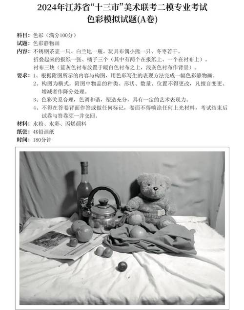 江苏省2025美术联考，考什么？-第2张图片-泰美艺术培训