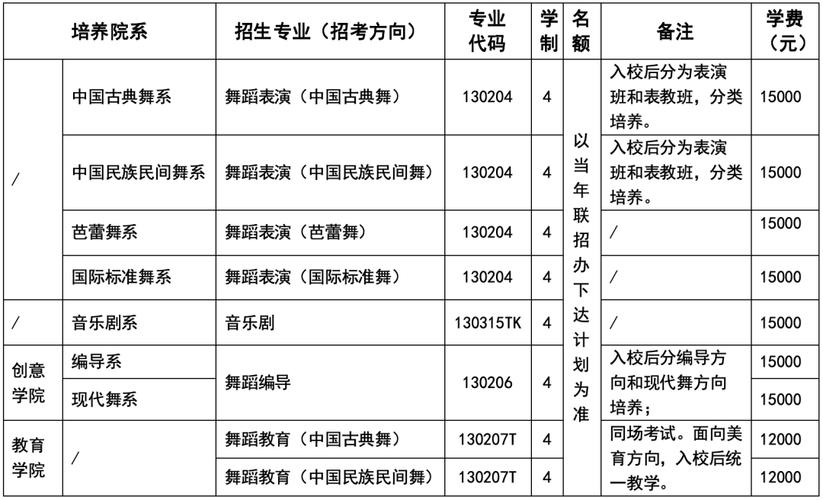 专业舞蹈院校有哪些课程-第2张图片-泰美艺术培训